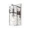 Z-Lite Fontaine 1 Light Vanity, Polished Nickel & Clear 3035-1V-PN - alternate 6